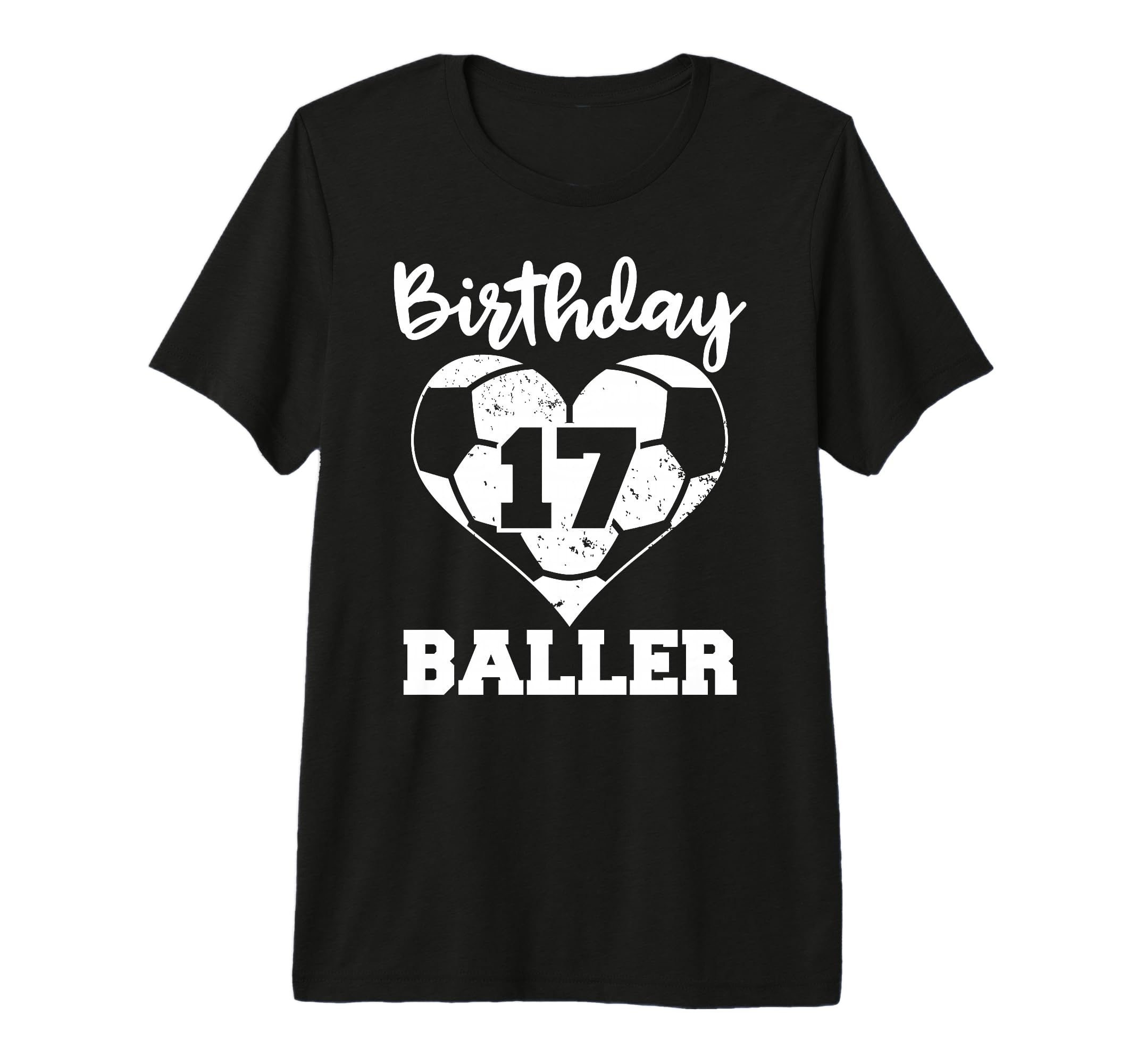 17Th Birthday Baller Funny 17 Year T-Shirt - Custom Art Print Men Women