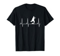 Heartbeat Soccer Player Players T-Shirt - Aesthetic Graphic for Adults