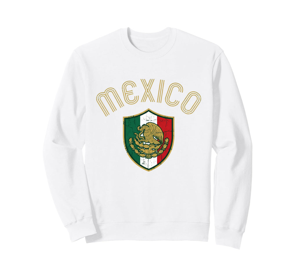 Mexico Flag Mexican Hispanic Pride Sweatshirt - Graphic Print for Adults
