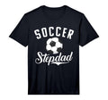 Mens Soccer Stepdad Sport Stepdad T-Shirt - Minimalist Print Men Women