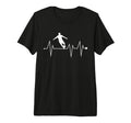 Funny Soccer Player Heartbeat Heart Pulse T-Shirt - Novelty Apparel Unisex