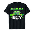 Glam Ma Birthday Soccer Party Family Love T-Shirt - Custom Art Print Unisex
