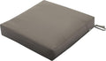 Classic Accessories Ravenna Water-Resistant Patio Lounge Chair/Loveseat Cushion, 25 x 27 x 5 Inch, Dark Taupe