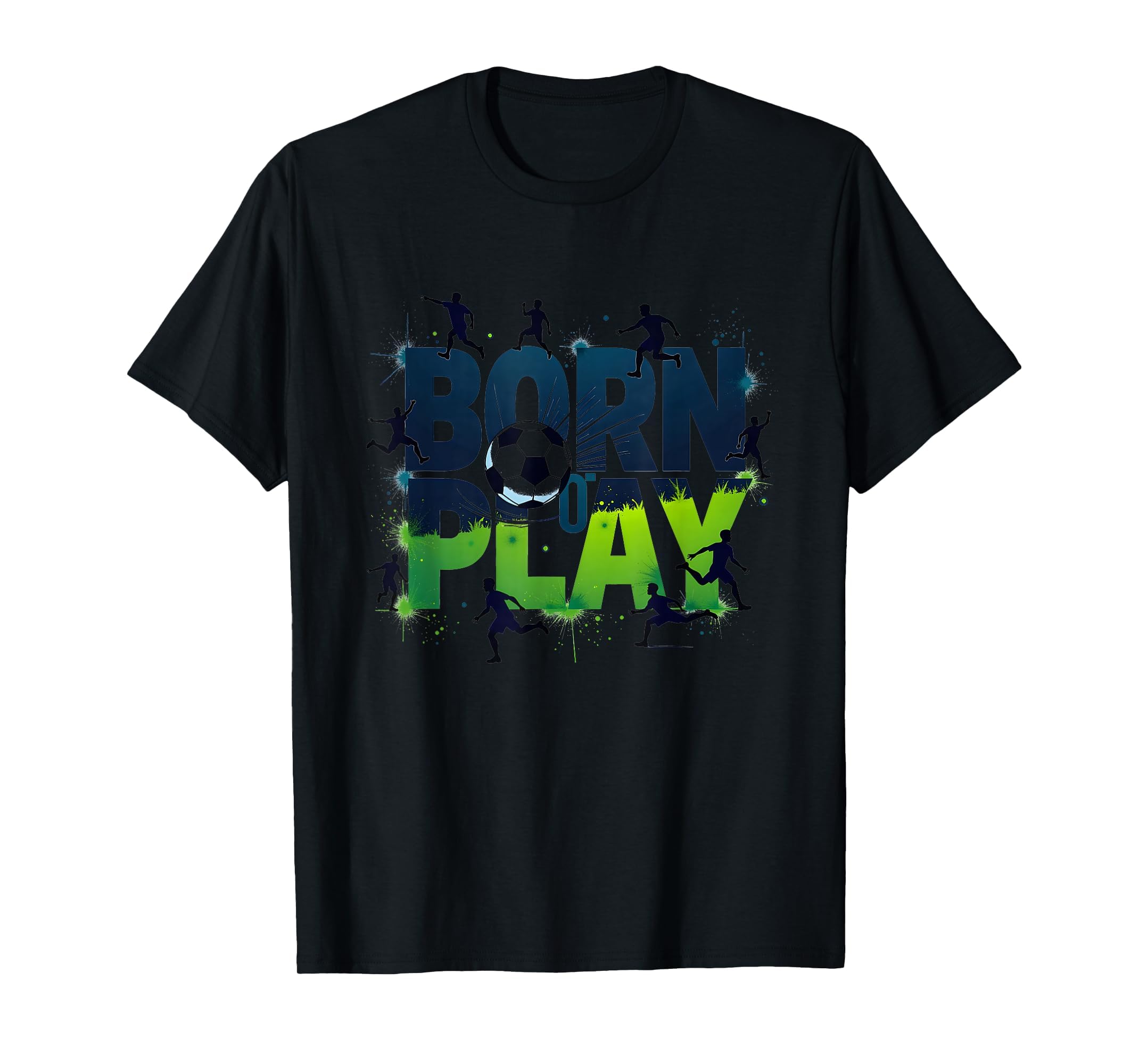 Born To Play Soccer Athlete Passion T-Shirt - Minimalist Print Unisex