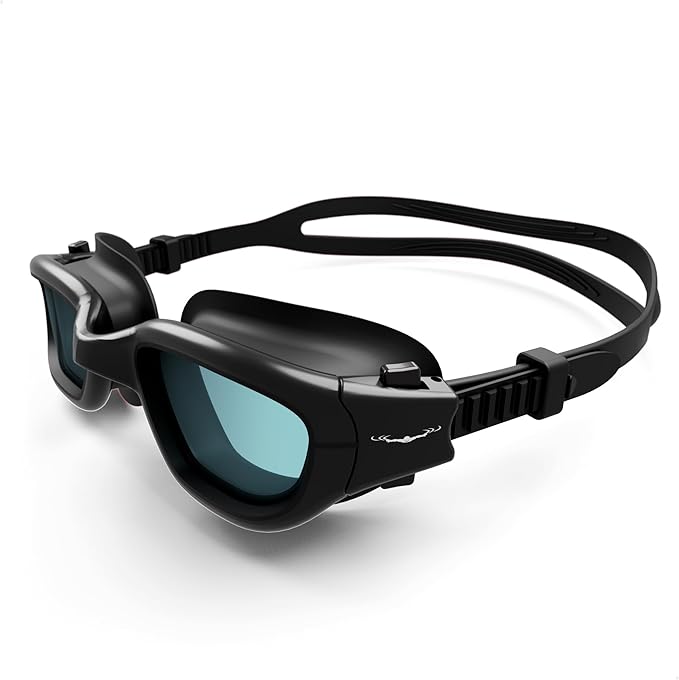 AqtivAqua Swimming Goggles for Kids, MINI-DX Wide View Swim Goggles for Kids Boys Girls, Anti Fog No Leaking