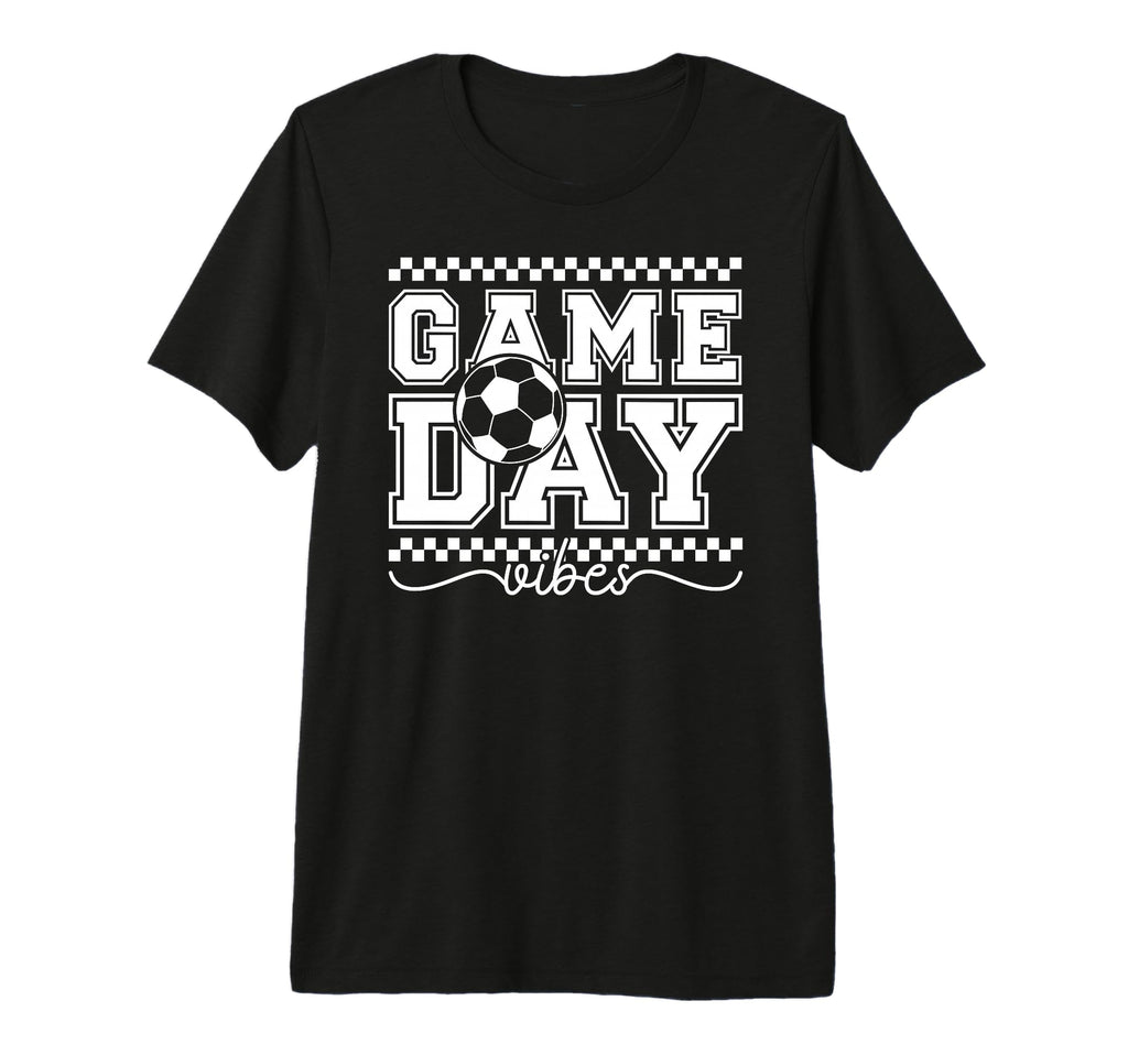 Game Day Vibes Soccer Game Day T-Shirt - Streetwear Style for Adults