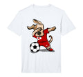 Dog Dabbing Soccer Tonga Jersey T-Shirt - Streetwear Style Men Women