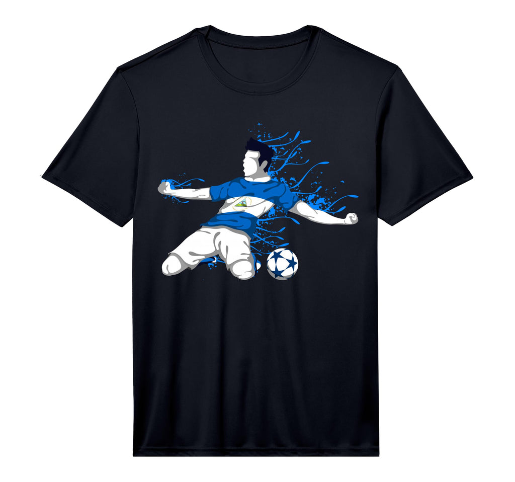 Nicaragua Soccer Nicaraguan National T-Shirt - Graphic Print Men Women