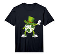 Soccer St Patricks Day Soccer Dabbing T-Shirt - Fun Novelty Design Unisex