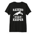Raising Soccer Keeper Mom Soccer T-Shirt - Novelty Apparel for Adults