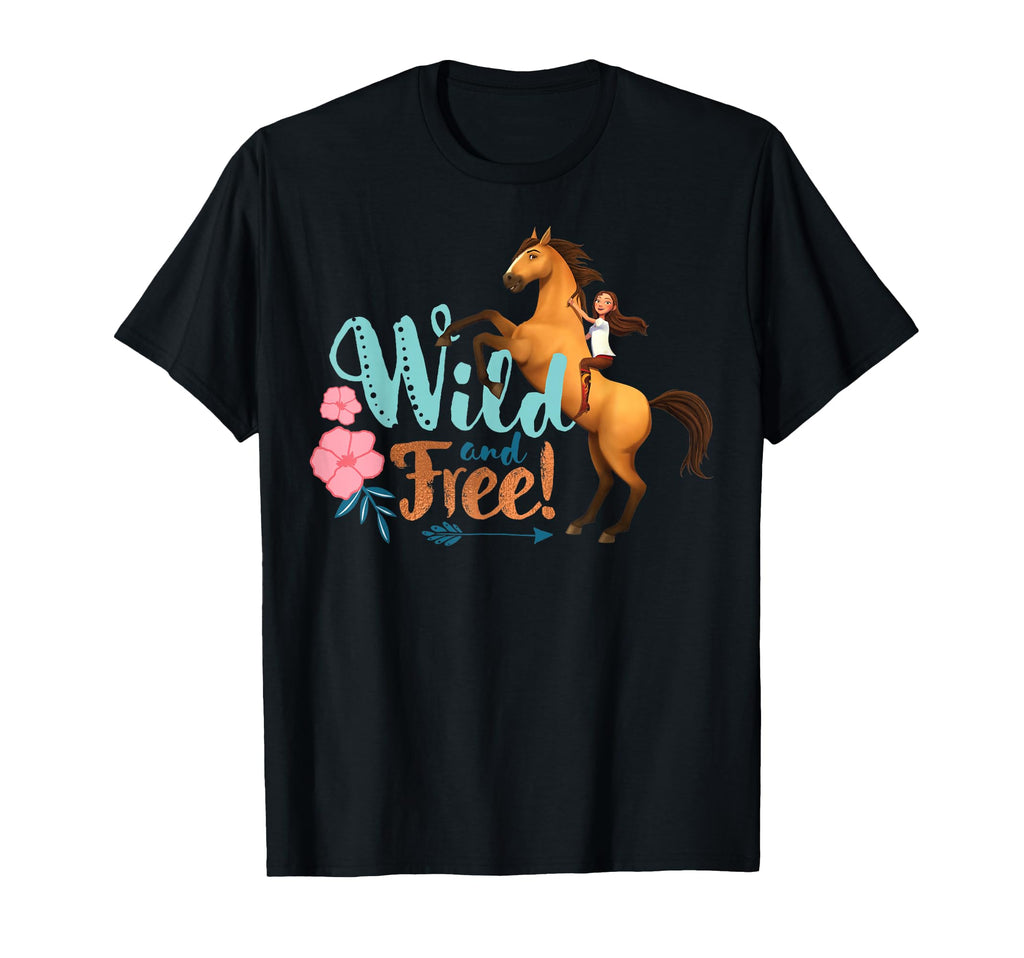 Dreamworks Spirit Riding Free Spirit T-Shirt - Novelty Apparel for Adults
