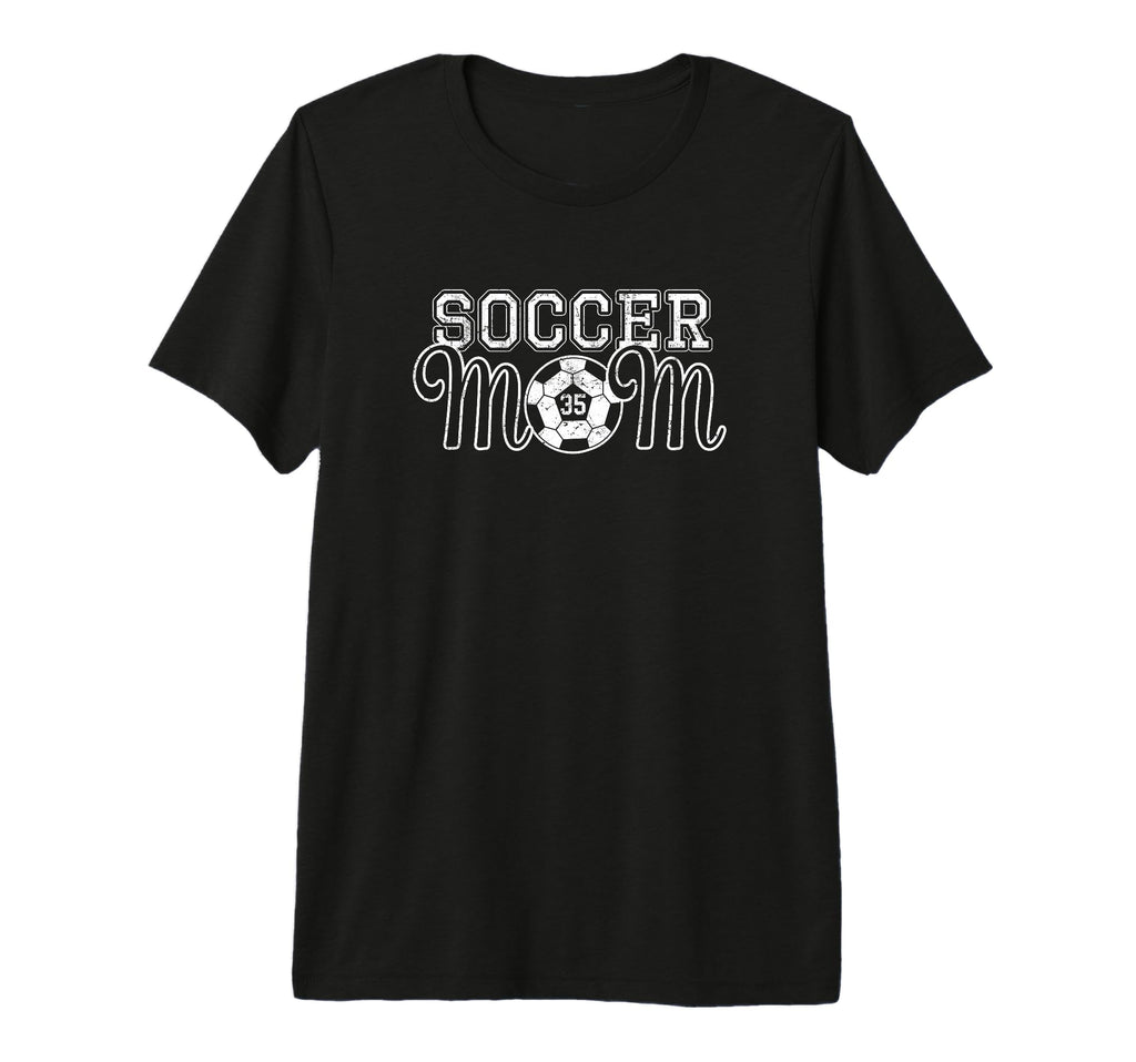 Number 35 Soccer Mom Mothers Day 35 T-Shirt - Streetwear Style Men Women