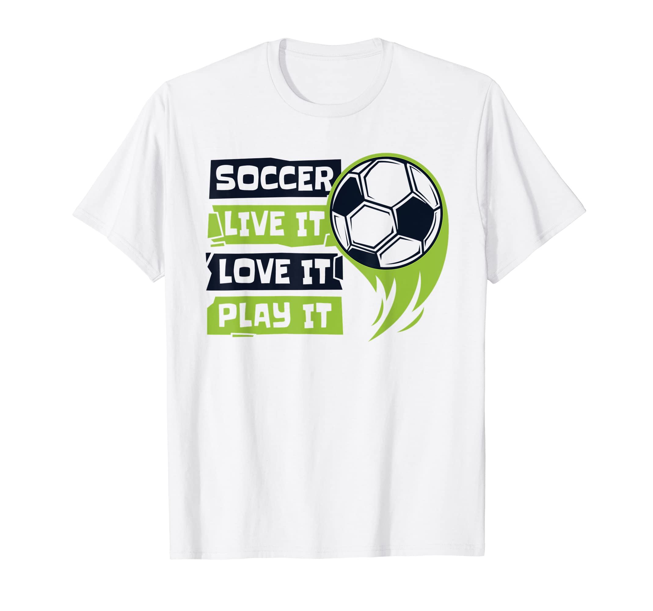 Live It Love It Play It Goal Keeper T-Shirt - Trendy Graphic Men Women