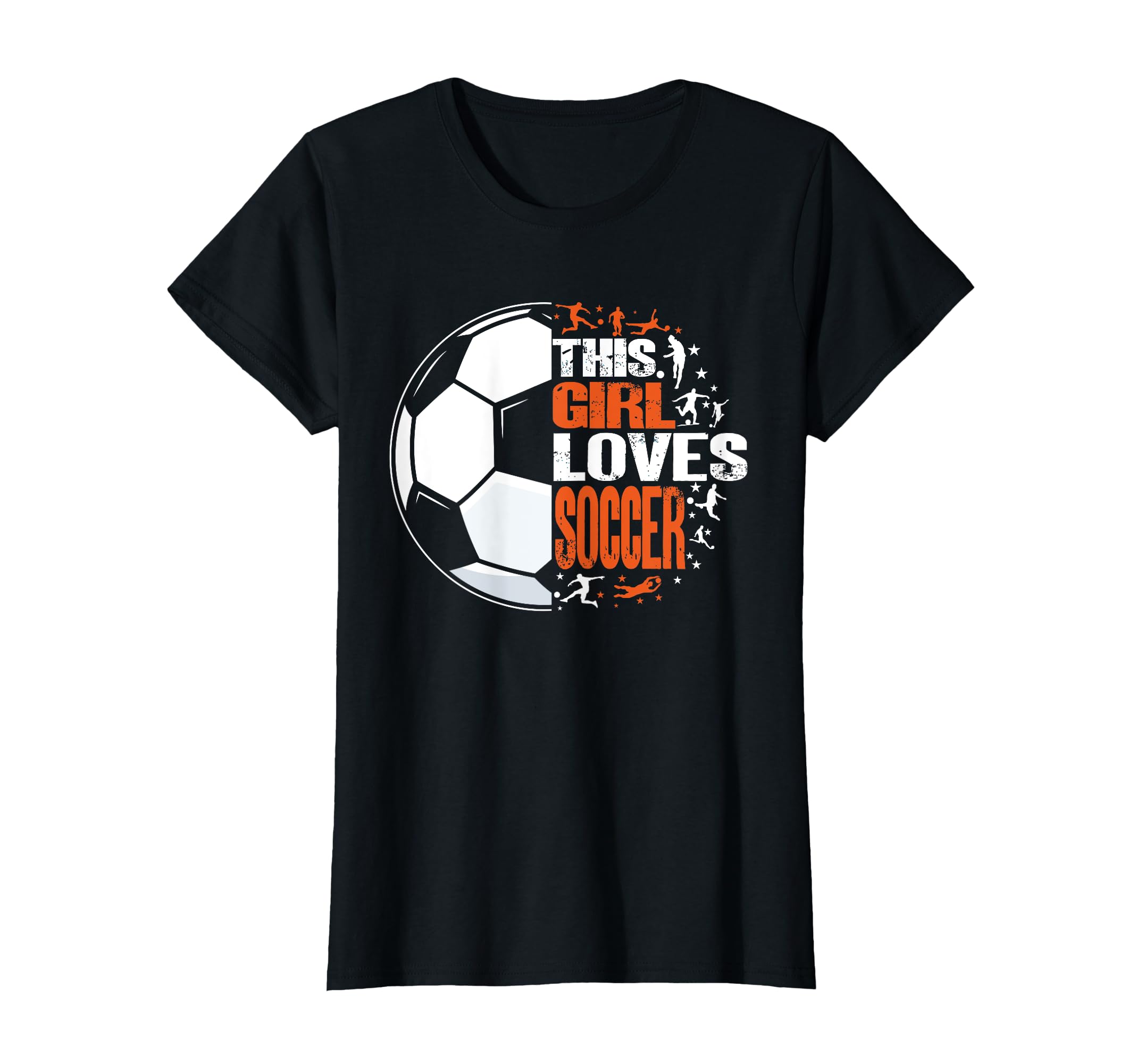 Sport Funny This Loves Soccer T-Shirt - Casual Everyday Wear Unisex