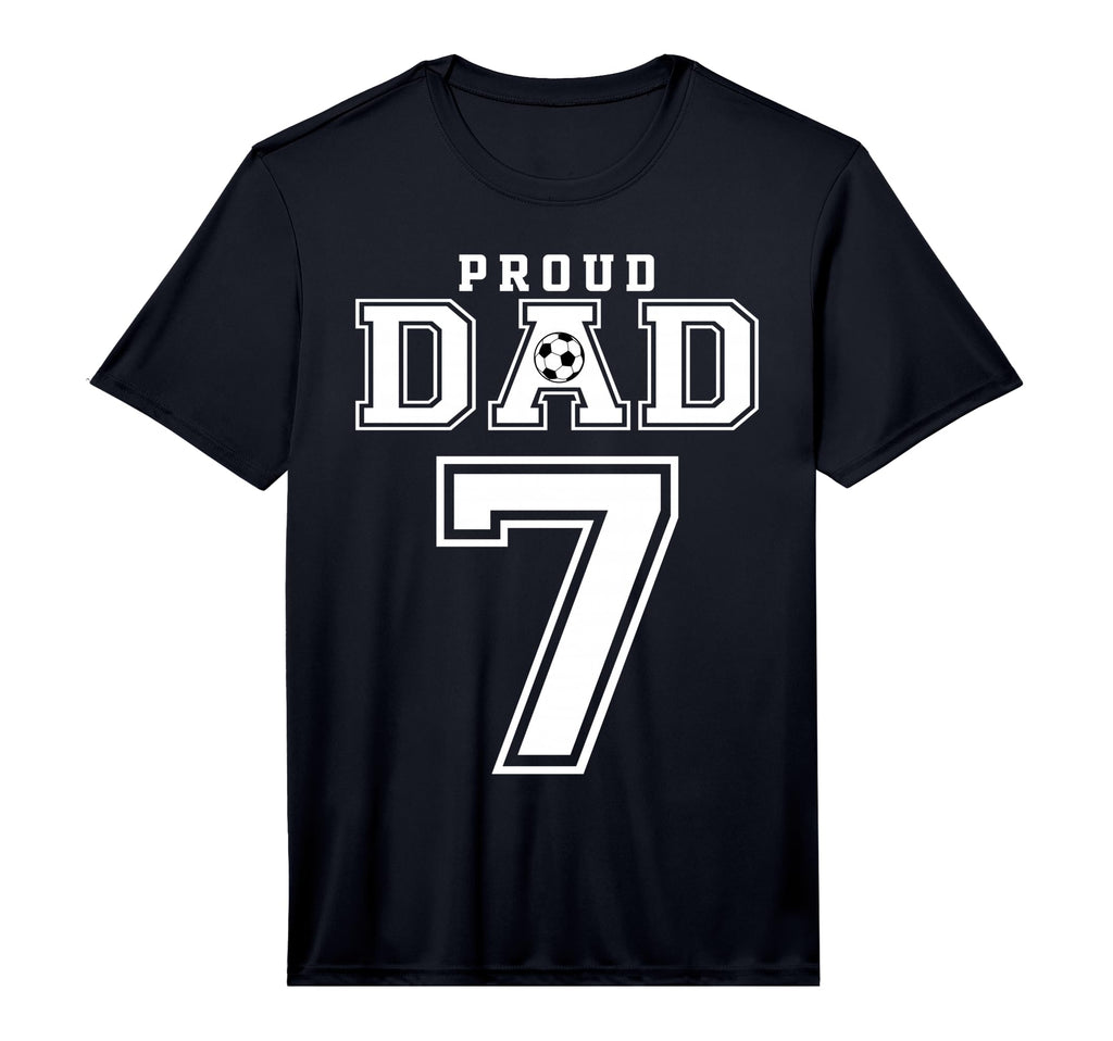 Number 7 Custom Proud Soccer Futbol T-Shirt - Custom Art Print Men Women