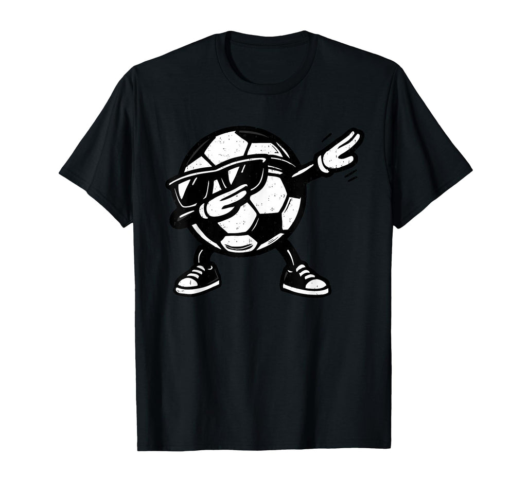 Dabbing Soccer Ball Funny Sport Player T-Shirt - Novelty Apparel Men Women