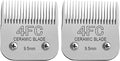 Detachable Pet Dog Clipper Blades, Compatible with Size-7FC Cut Length 1/8"(3.2mm), Most Oster A5, KM Series Clippers,Made of Stainless Steel Blade 1Pack