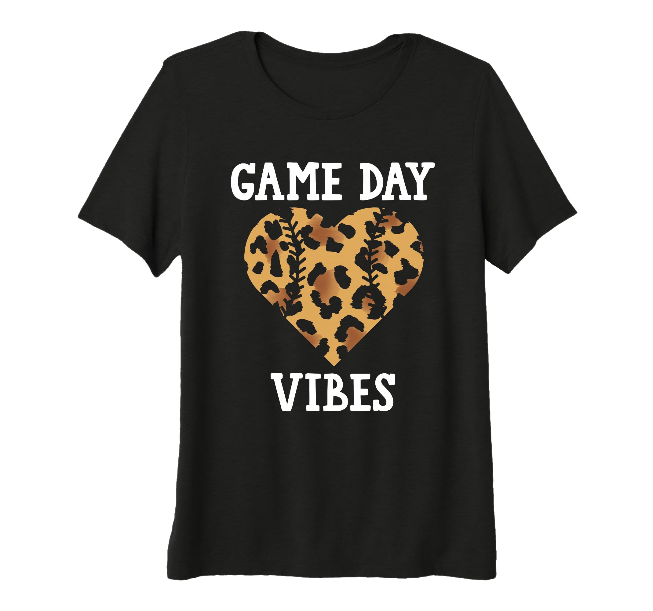 Womens Game Day Vibes Baseball Tri T-Shirt - Fun Novelty Design for Adults