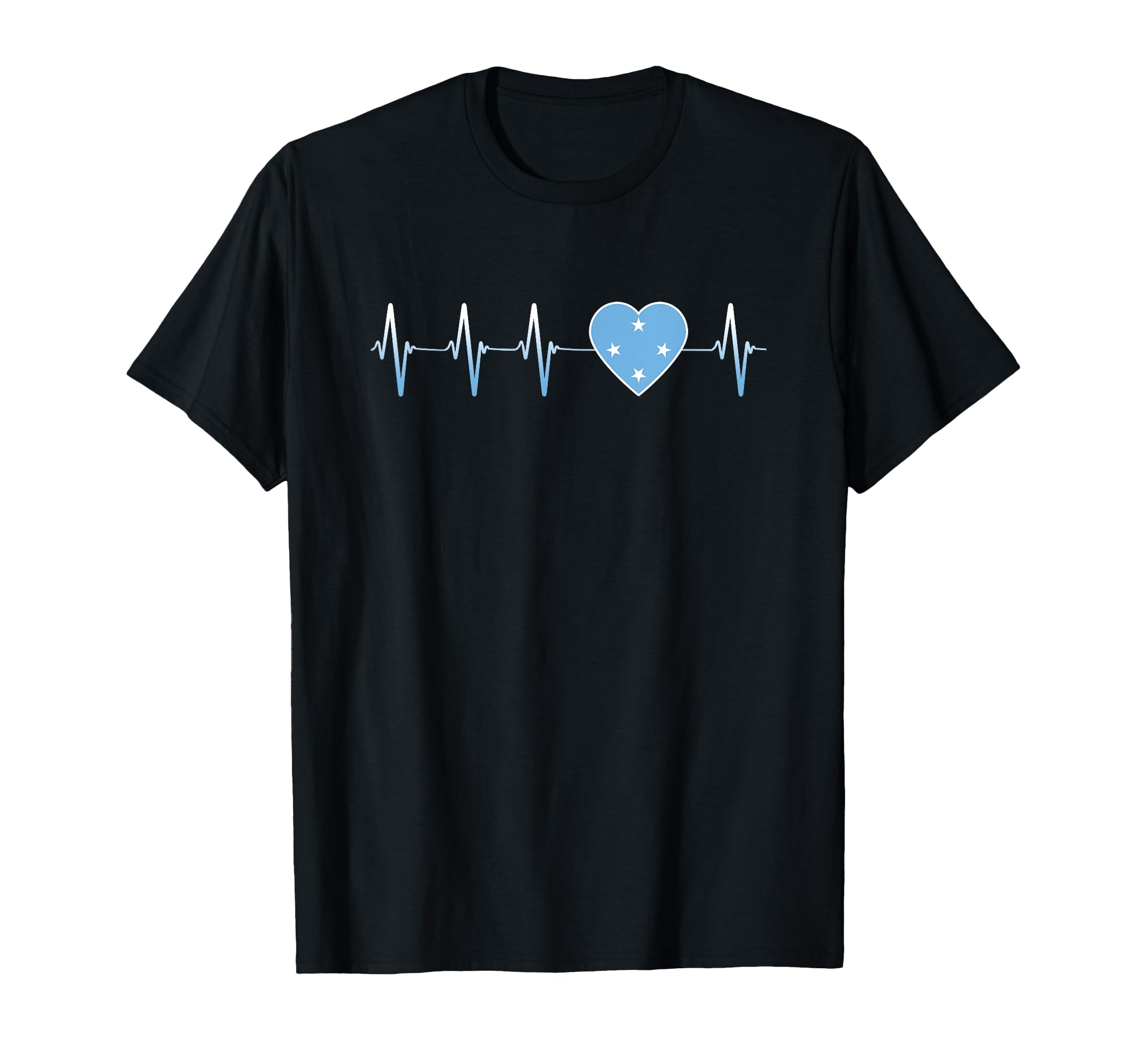 Micronesian Heartbeat I Love T-Shirt - Trendy Graphic for Adults