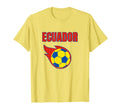 Ecuador Soccer Ball T-Shirt - Casual Everyday Wear for Adults