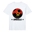 Angola Soccer Team Angola Flag Jersey T-Shirt - Novelty Apparel Unisex