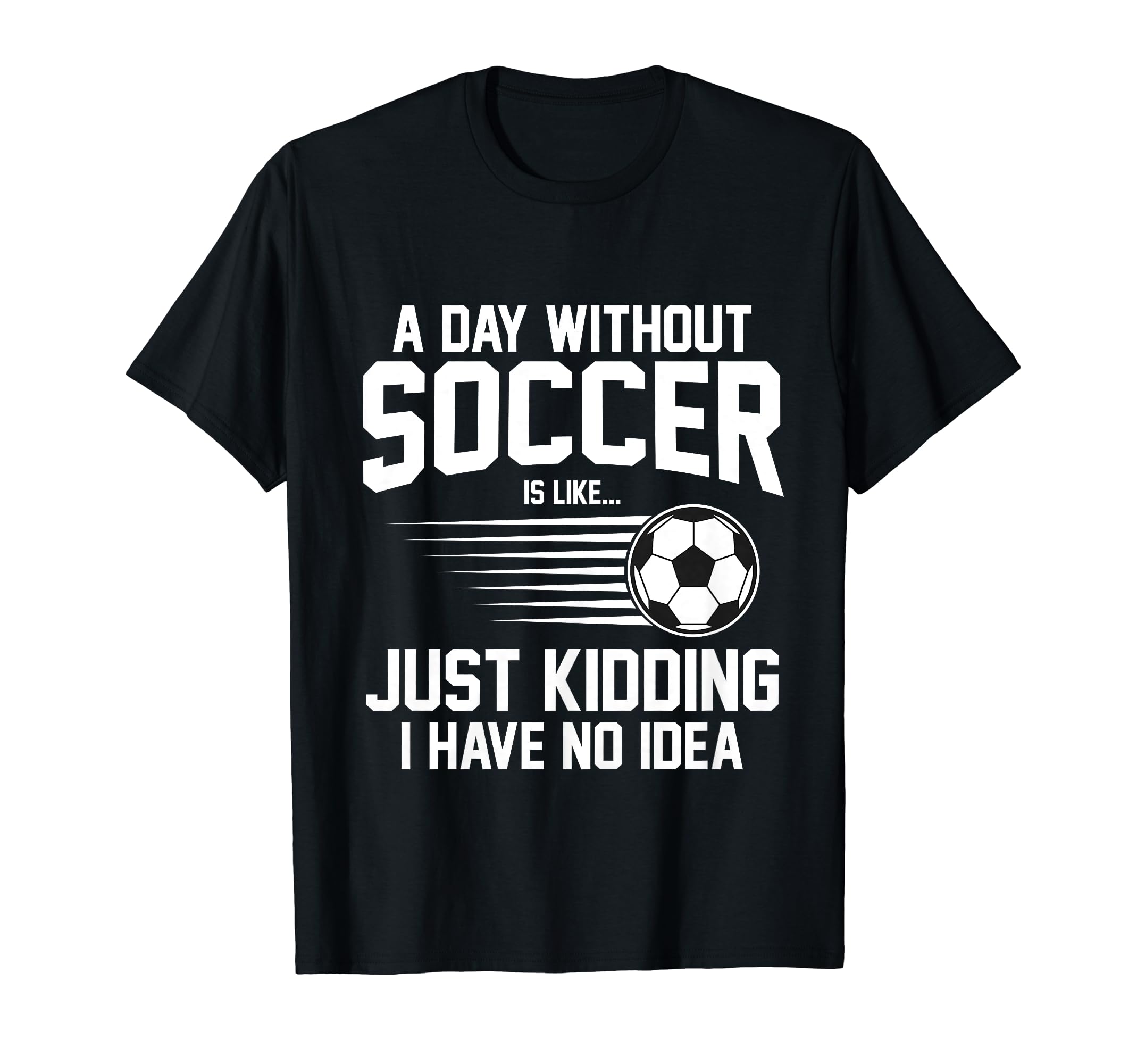 Funny Soccer Sport Player Soccer T-Shirt - Minimalist Print for Adults