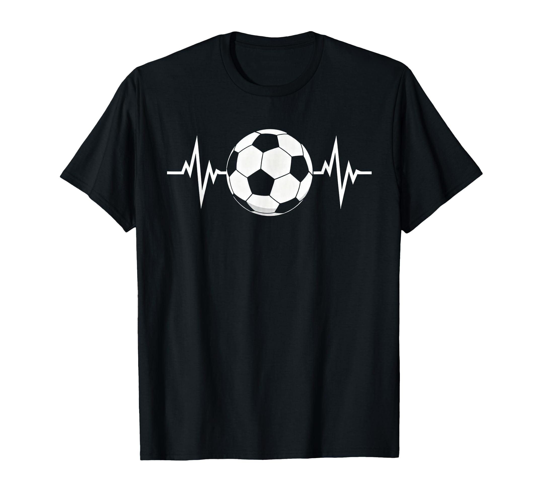 Heartline Sports Football Soccer T-Shirt - Casual Everyday Wear for Adults