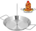 Al Pastor Skewer for Grill, Stainless Steel Vertical Skewer with 8 10 12in Removable Spikes, Spit Stand for Grill Smoker, Oven BBQ