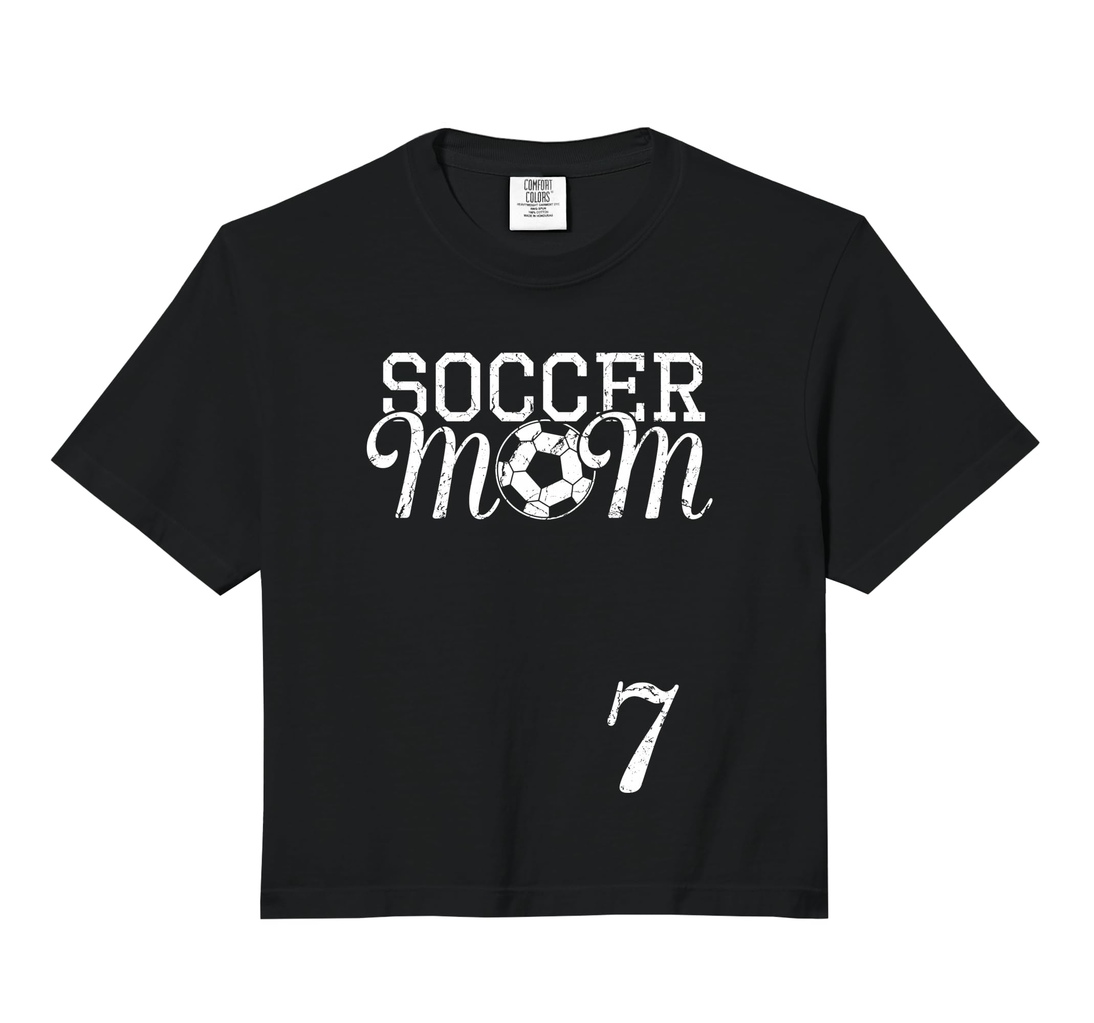 Soccer Mom Jersey Number 7 Favorite Player Hoodie - Trendy Graphic Unisex