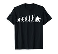 Ice Hockey Goalie Goal Keeper Evolution T-Shirt - Custom Art Print Unisex