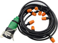 Drip Irrigation kit Plant Watering System Gravity Fed Irrigation Water Drip Setfor Garden Greenhouse Yard Lawn Home or Vacation Use 10M 4/7" Tube 20 Nozzles