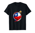 Chile Soccer Heritage Badge T-Shirt - Casual Everyday Wear Unisex