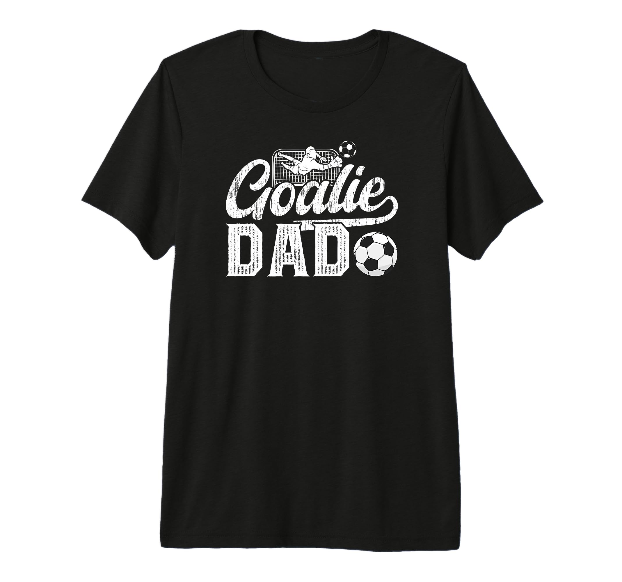 Mens Soccer Goalie Dad Soccer Goalkeeper T-Shirt - Custom Art Print Unisex