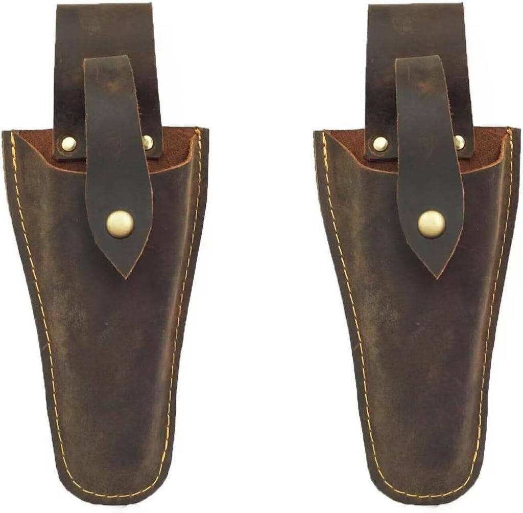 Plier Holder for Belt, Durable Leather Sheath Pouch Holder Gardening Tools Holster Belt Case for Garden Pruning Pliers Shears Scissors or Knife,Tools Gifts for Men Dad Husband Boyfriend
