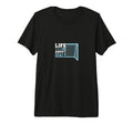 Life Is About Goals Soccer Tri Blend T-Shirt - Trendy Graphic Unisex