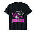 Just Who Loves Soccer Sports League Mom T-Shirt - Novelty Apparel Unisex