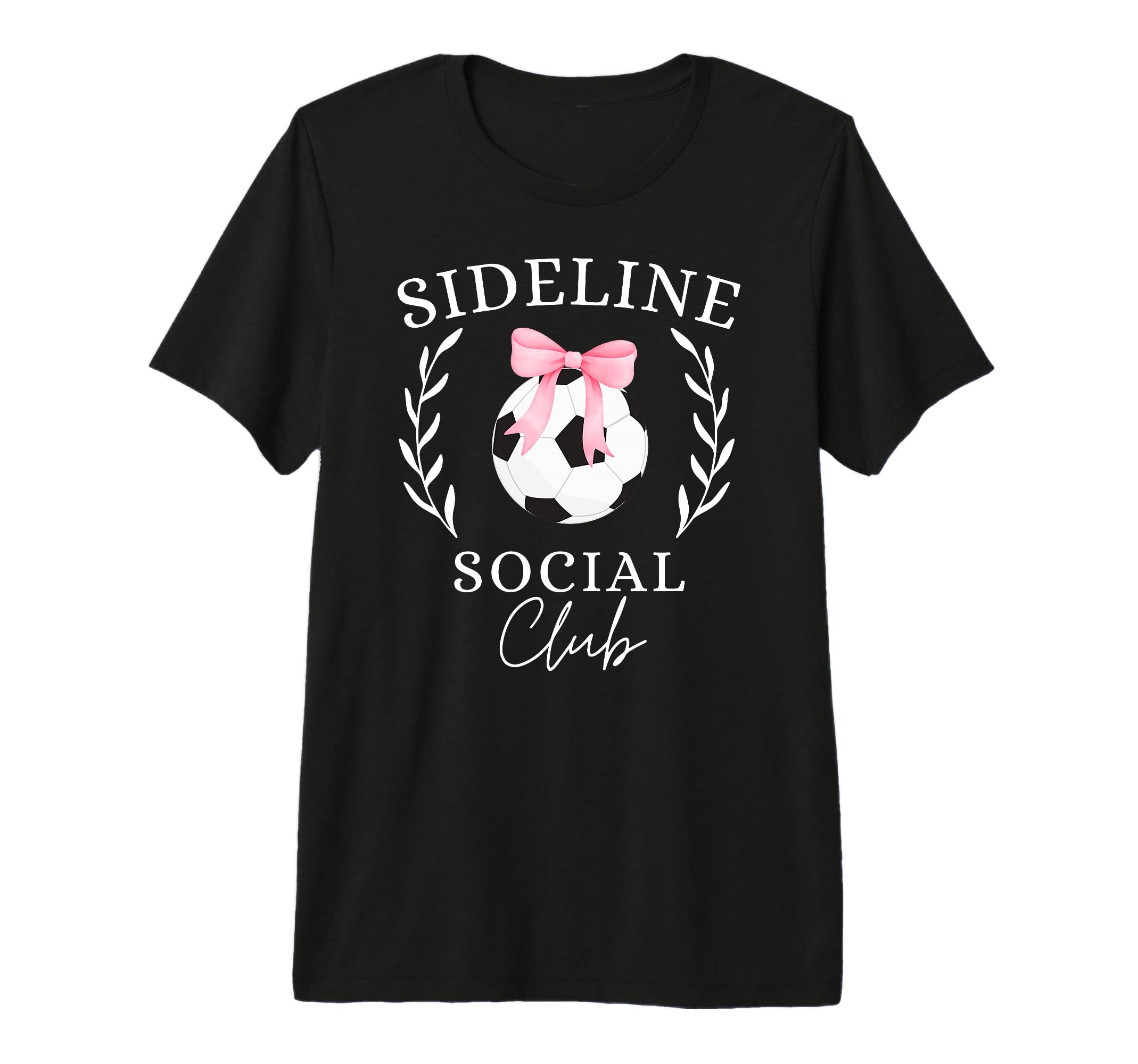 Sideline Social Club Coquette Soccer T-Shirt - Trendy Graphic for Adults
