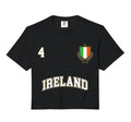 Ireland Number 4 Soccer Team Sports Hoodie - Streetwear Style for Adults