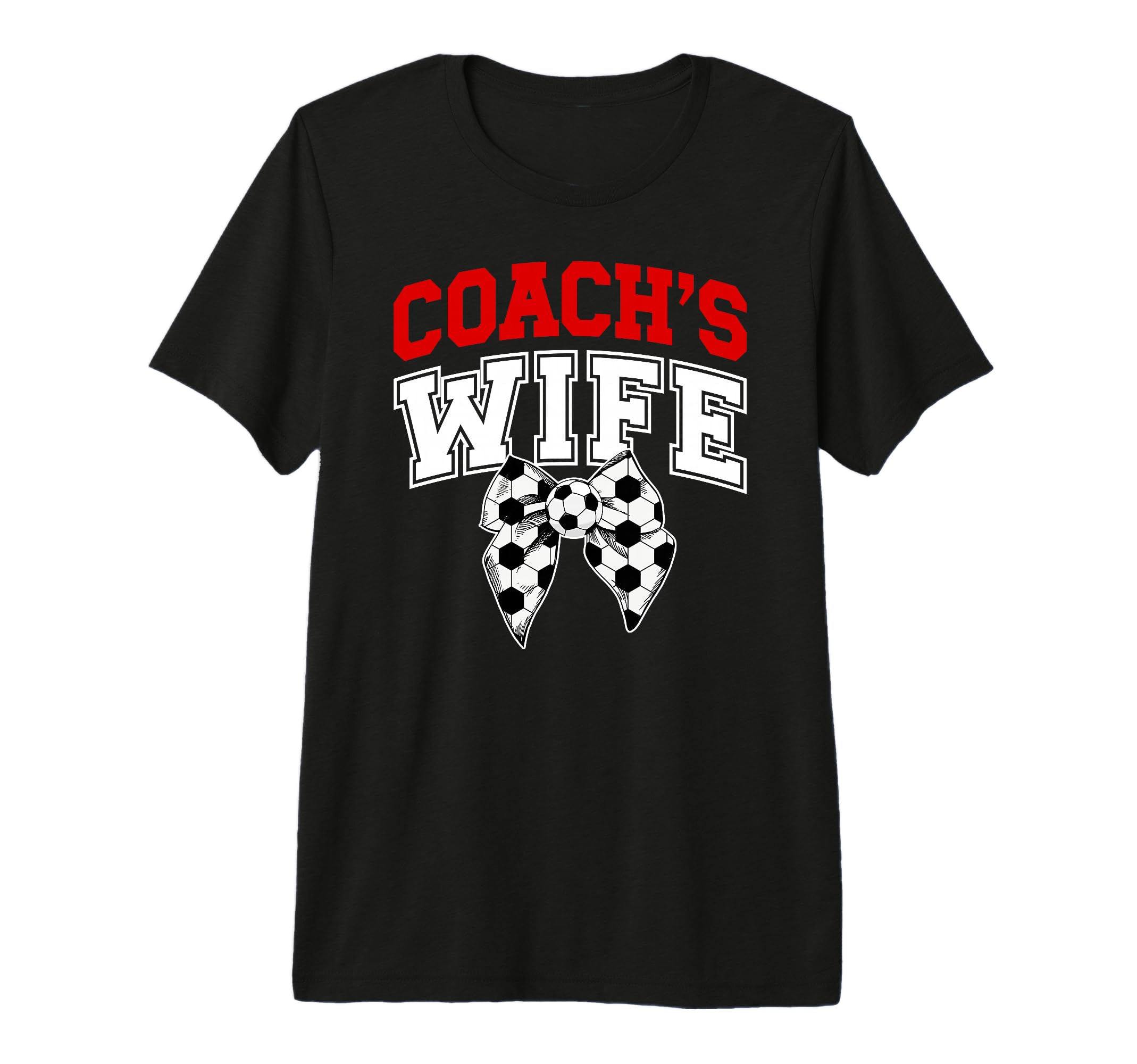 Soccer Coachs Wife Coquette Wife T-Shirt - Streetwear Style for Adults