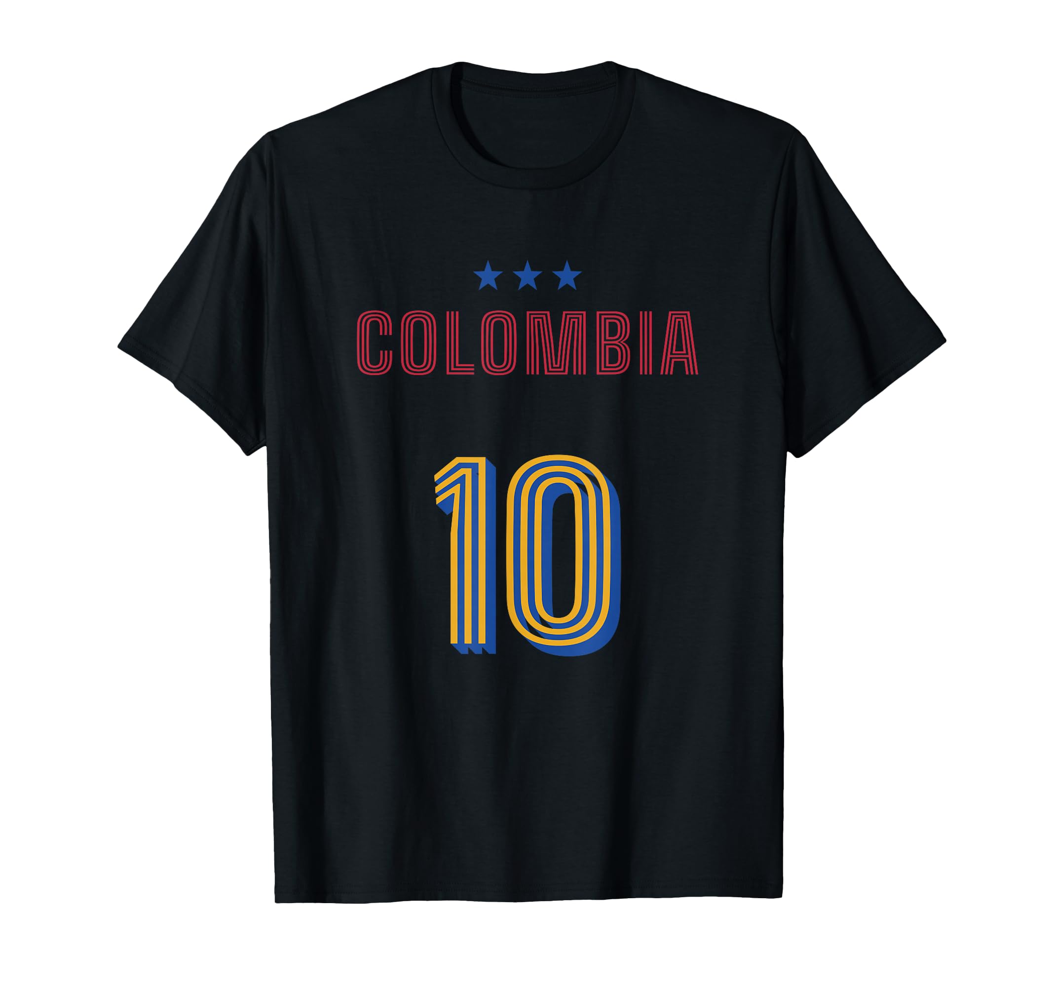 Colombia Soccer 10 Football Game Fan T-Shirt - Aesthetic Graphic Men Women