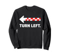 Motorsports Lovers Speedway Checkered Sweatshirt - Graphic Print Men Women