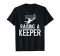 Raising Soccer Keeper Dad Soccer T-Shirt - Custom Art Print Men Women
