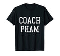 Coach Pham Custom Football Soccer T-Shirt - Novelty Apparel for Adults