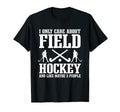 Field Hockey Introvert Player T-Shirt - Fun Novelty Design for Adults