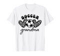 Soccer Grandma Soccer Heart T-Shirt - Casual Everyday Wear Men Women