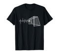 Funny Soccer Heartbeat Ecg Football T-Shirt - Fun Novelty Design Unisex