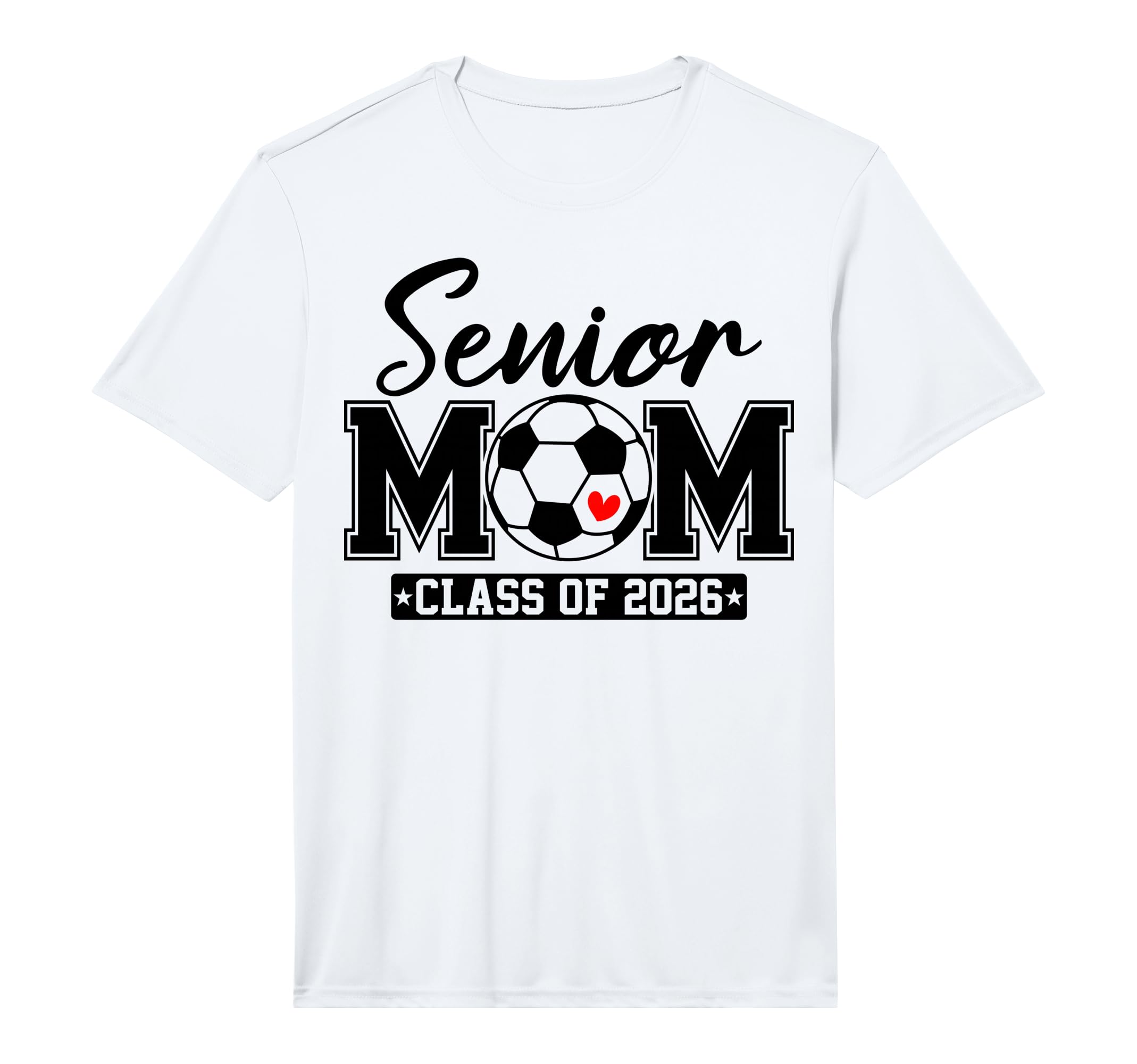 Mens Senior Mom Class 2026 Soccer Mom T-Shirt - Custom Art Print Unisex