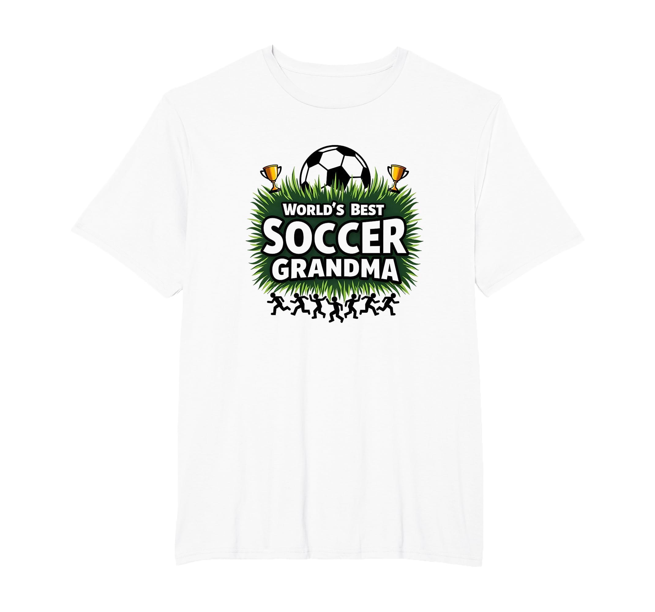 Worlds Best Soccer Grandma Champion Mens T-Shirt - Unique Graphic Unisex