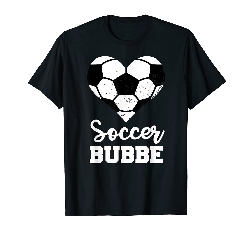 Soccer Bubbe Funny Soccer Heart T-Shirt - Novelty Apparel Men Women