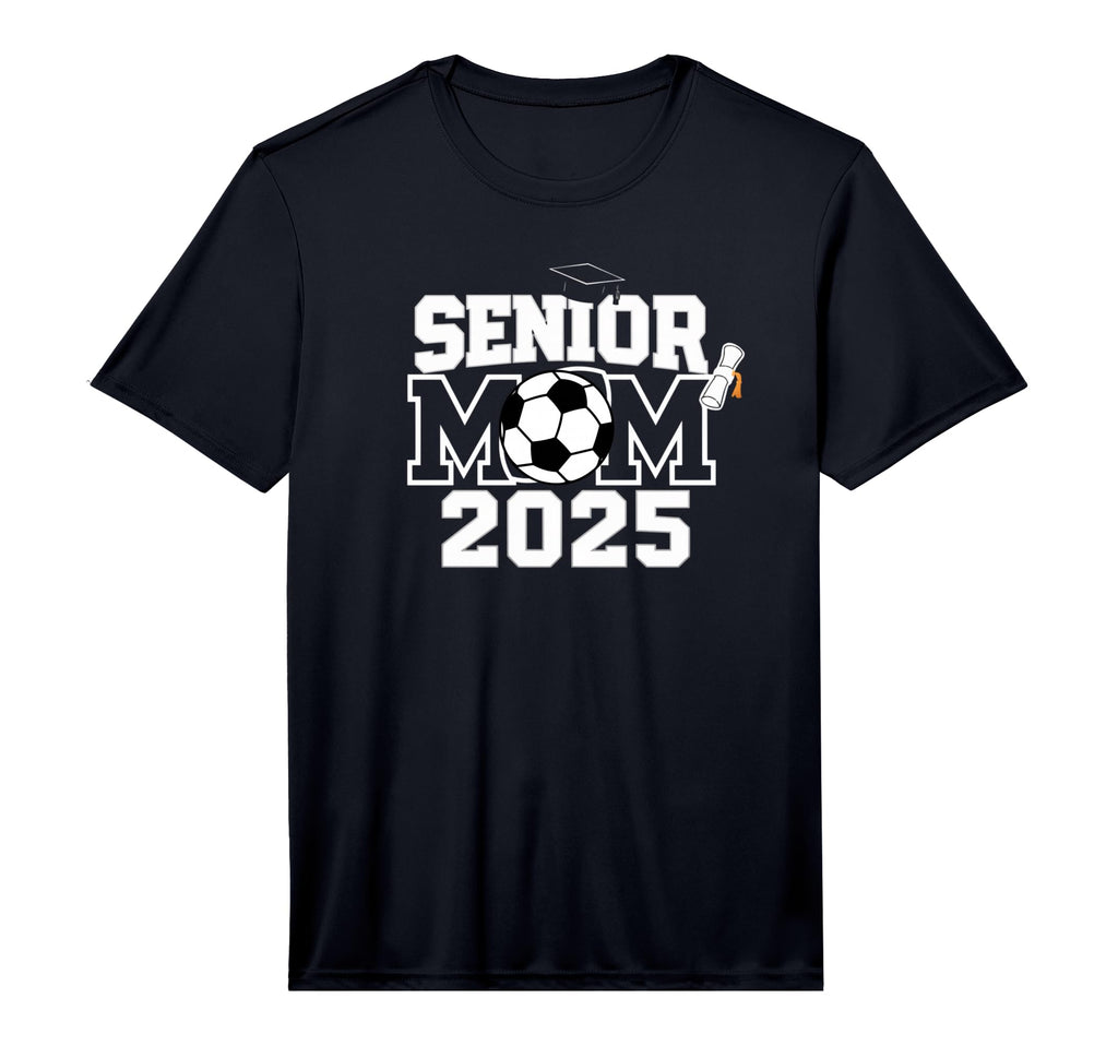 Mens Senior 2025 Soccer Mom High School T-Shirt - Minimalist Print Unisex
